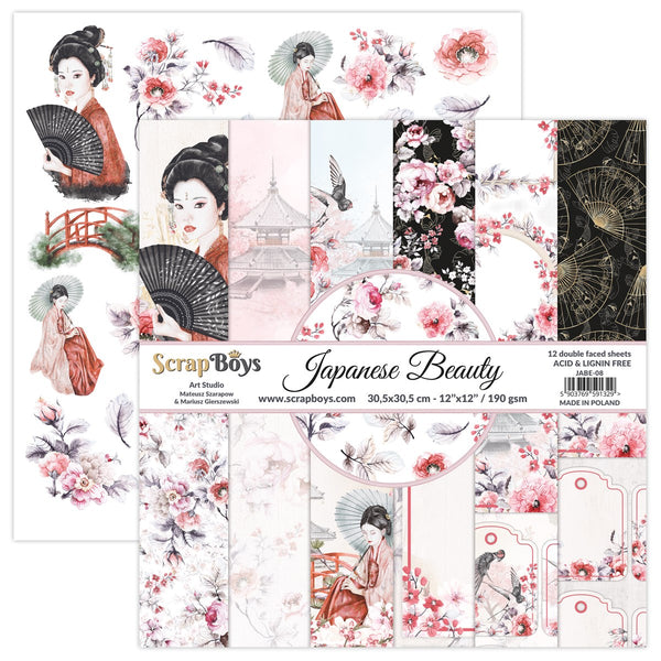 SCRAPBOYS Japanese Beauty | 12x12 Paper Pad