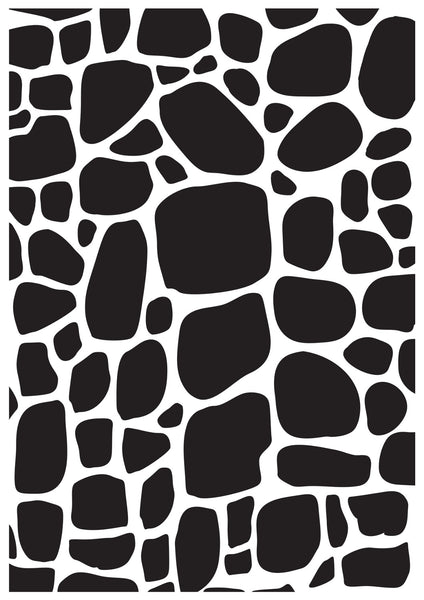 KAISERCRAFT EMBOSSING FOLDER - Cobblestone