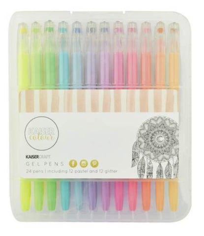 KAISERCRAFT Gel Pen Box | 24 Colours