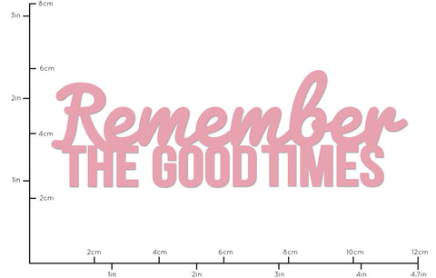 KAISERCRAFT DIES - Remember The Good Times