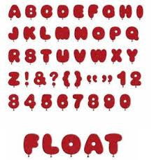 LIFESTYLE CRAFTS/QUICKUTZ Font - Float Alphabet Set