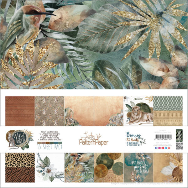 LADY PATTERN PAPER | Wild Africa Paper Pack