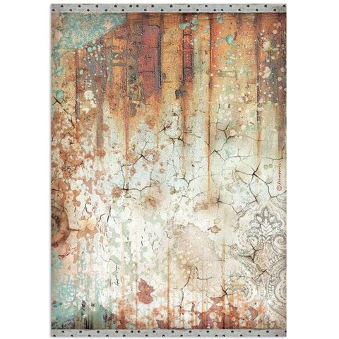 STAMPERIA Rice Paper | Lady Vagabond Lifestyle Rust | A4