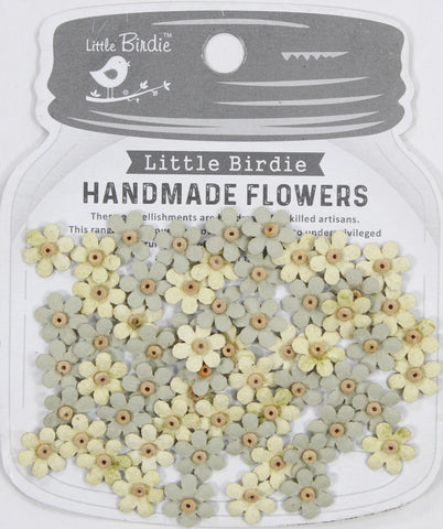 LITTLE BIRDIE Natalia | Sage Cream Flowers