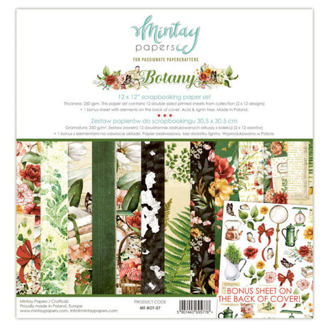 MINTAY Paper Pack | Botany 12 x 12
