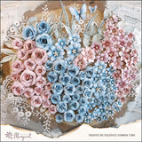 MARGARET PAPER DESIGN Summer Time | Flower Sheet | Blue Star Flowers