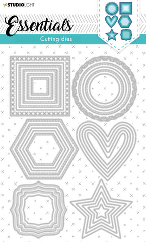 STUDIOLIGHT Essentials | Nested Shapes 84 |  Cutting Dies