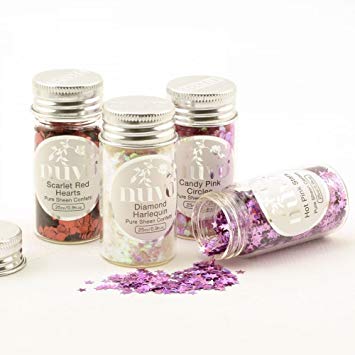 NUVO Confetti in Glass Bottle / Cross My Heart / Various