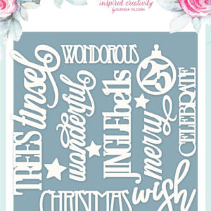 PENELOPE DEE - Christmas Royale - Words Mini Sentiments