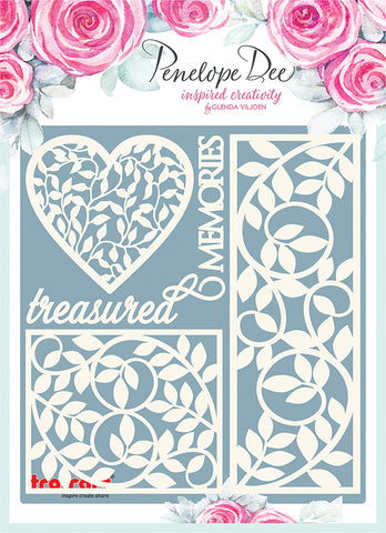 PENELOPE DEE - Rosalee - Leaves Embellishment - Board