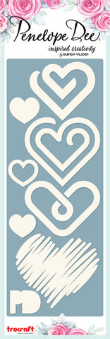 PENELOPE DEE Whisper | Embellishment | Hearts