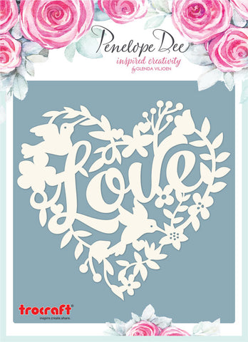 PENELOPE DEE Whisper | Embellishment | Love Heart