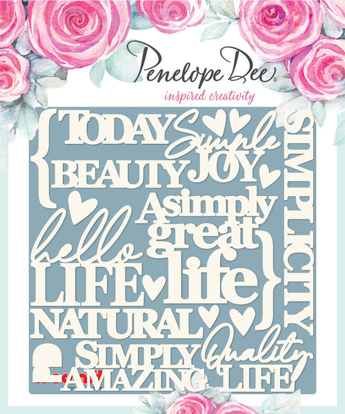 PENELOPE DEE  Simply Life | Word Sentiments