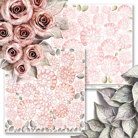 MARGARET PAPER DESIGN Summer Time | Flower Sheet | Pink Roses