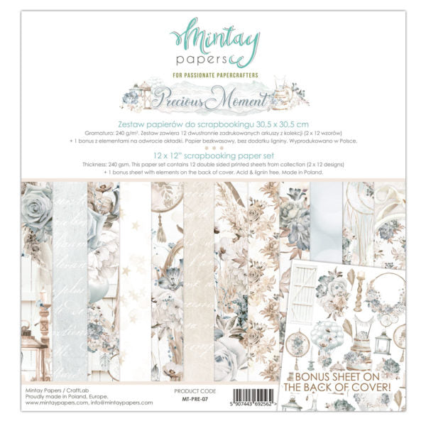 MINTAY Paper Pack | Precious Moments 12 x 12