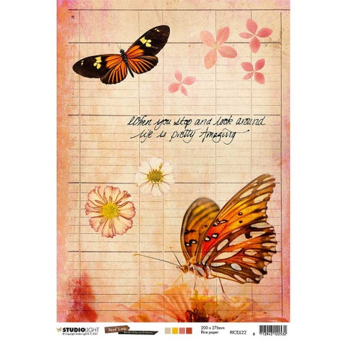STUDIOLIGHT Just Lou | Butterfly Collection | Rice Paper | RICEJL22