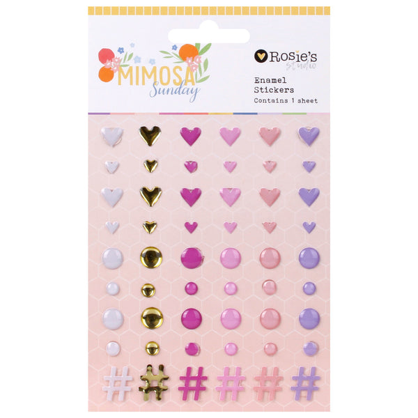ROSIE'S STUDIO Mimosa Sunday | Enamel Stickers