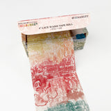 49&MARKET Spectrum Sherbet | 4" Lace Washi Tape Roll