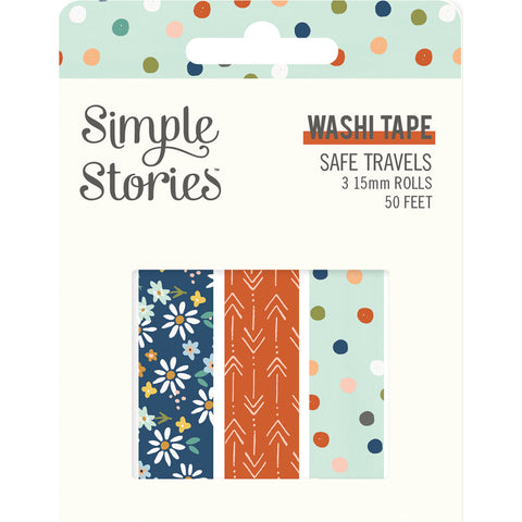 SIMPLE STORIES Safe Travels | Washi Tape
