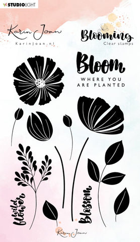 STUDIOLIGHT Karin Joan | Blooming Clear Stamps | Stamp 1