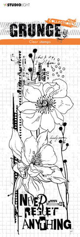 STUDIOLIGHT Grunge Collection | Flowers | Stamp 448