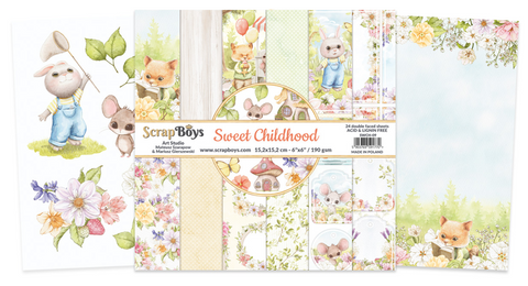 SCRAPBOYS Sweet Childhood | 6x6 Paper Pad