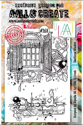 AALL & CREATE Stamp | #268 | Shuttered Window