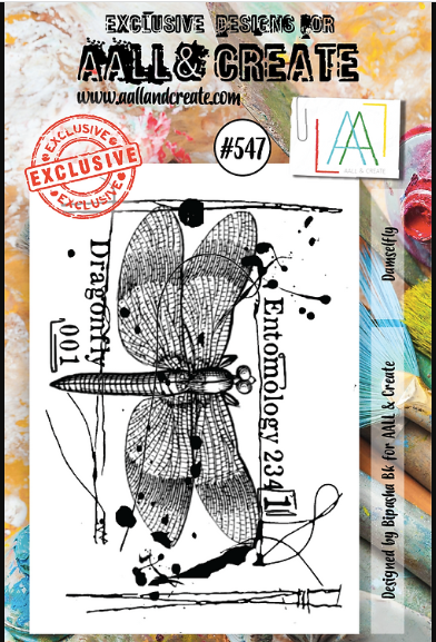 AALL & CREATE Stamp | #547 | Damselfly