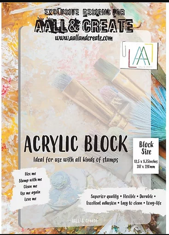 AALL & CREATE Acrylic Block | A4