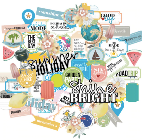 UNIQUELY CREATIVE Paper Die Cuts | Summer Holiday