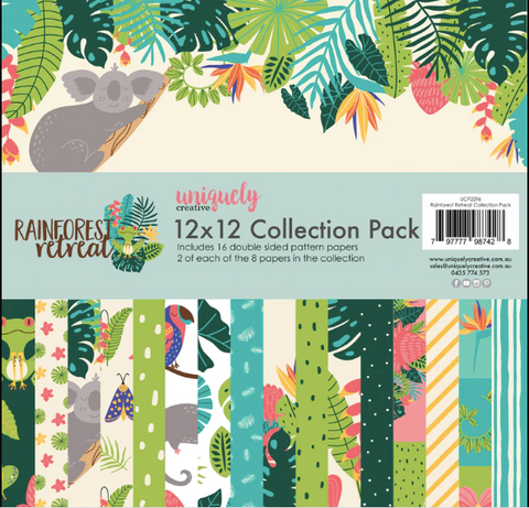 UNIQUELY CREATIVE Paper Pack | Rainforest Retreat