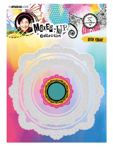 STUDIOLIGHT Art By Marlene | Mixed Up Collection | Deco Frame Die Set