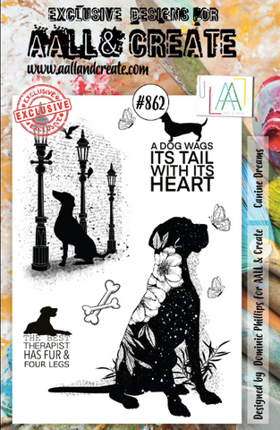 AALL & CREATE Stamp | #862 | Canine Dreams