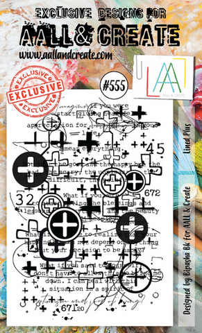 AALL & CREATE Stamp | #555 | Lined Plus