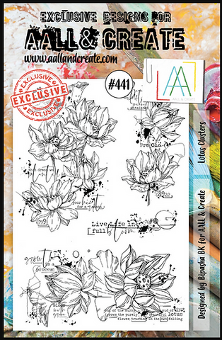 AALL & CREATE Stamp | #441 | Lotus Cluster