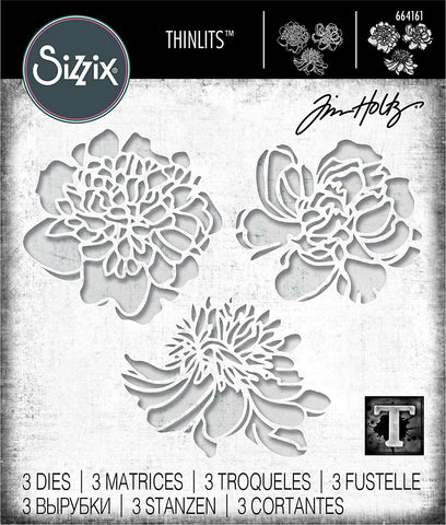 SIZZIX Thinlits Tim Holtz Cutout Blossoms