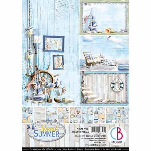 CIAO BELLA Creative Pad | The Sound of Summer A4