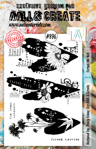 AALL & CREATE Stamp | #896 | Forget Me Not