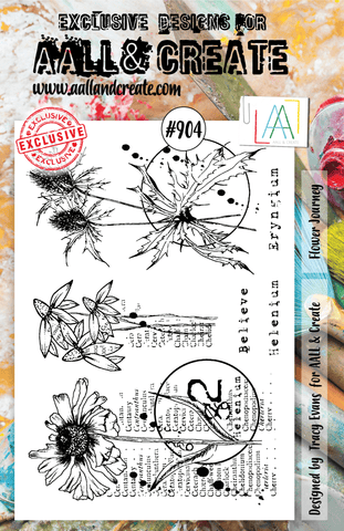 AALL & CREATE Stamp | #904| Flower Journey