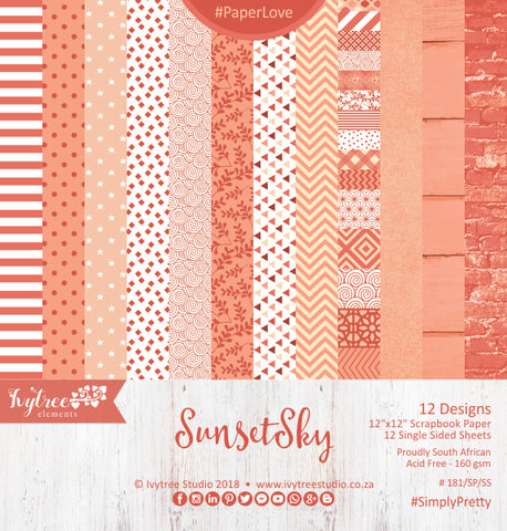 IVYTREE STUDIO - Henry Collection / Sunset Sky - Paper Pack