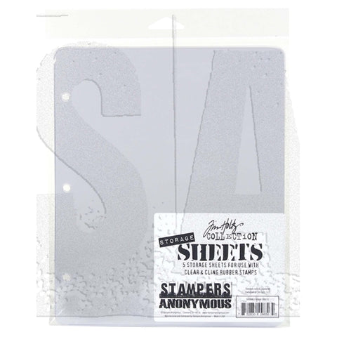 STAMPERS ANONYMOUS Tim Holtz Collection Storage Sheets