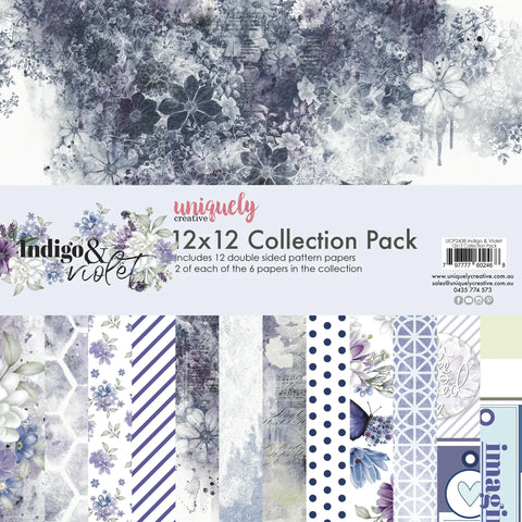 UNIQUELY CREATIVE Paper Pack | Indigo & Violet