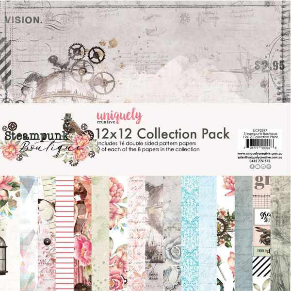 UNIQUELY CREATIVE Paper Pack | Steampunk Boutique