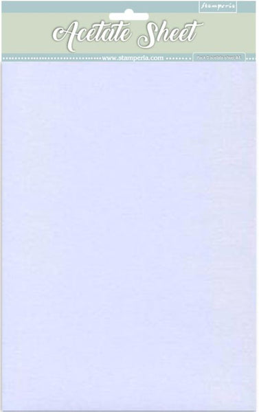STAMPERIA Acetate Sheets | pack of 3
