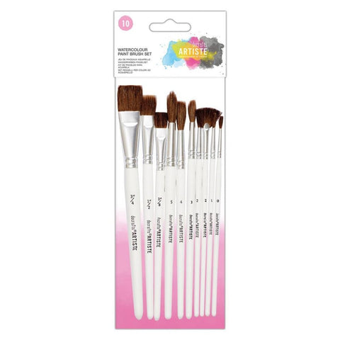 DOCRAFTS Artiste Watercolour Paint Brush Set