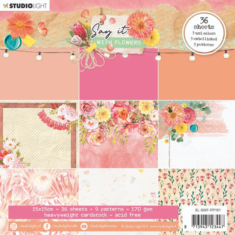 STUDIOLIGHT | Say It With Flowers | Paper Pack