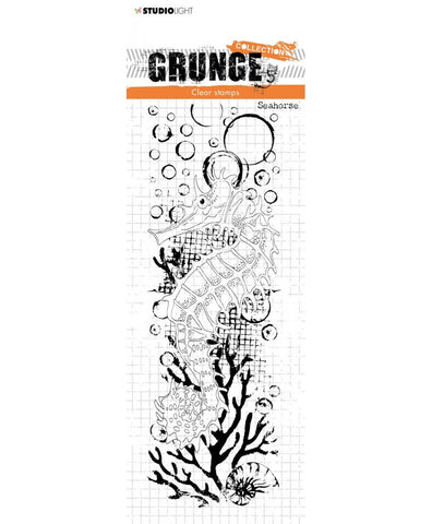 STUDIOLIGHT Grunge Collection | Seahorse | Stamp 224