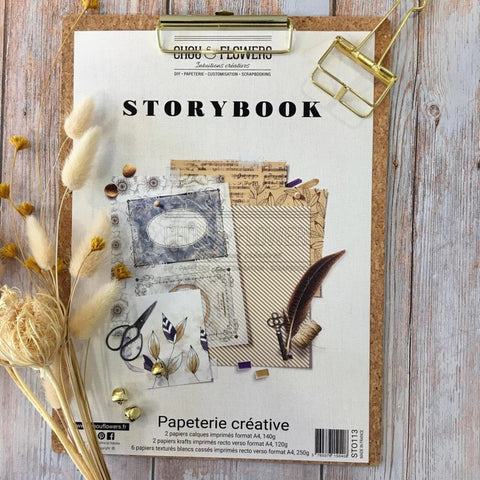 CHOU&FLOWERS Storybook | Paper Pack A4