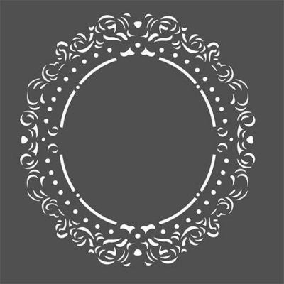 FABSCRAPS Stencil - Filligree Frame