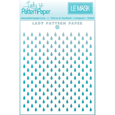 LADY PATTERN PAPER | Little Moments | LE MASK Raindrops